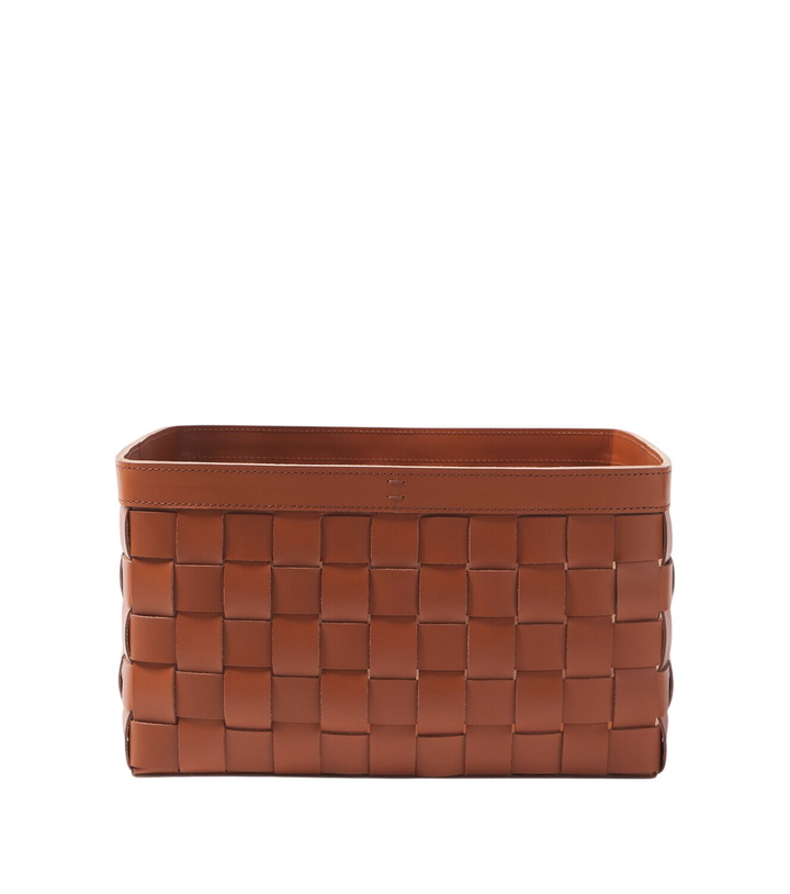 Photo: Giobagnara Mondina Large woven leather basket
