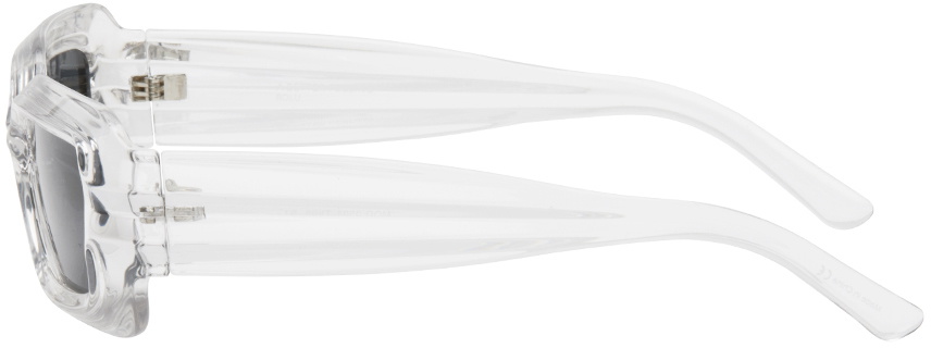 A BETTER FEELING Transparent Bolu Glacial Sunglasses