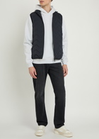 Emporio Armani Water-repellent Padded Stretch-nylon Gilet Navy