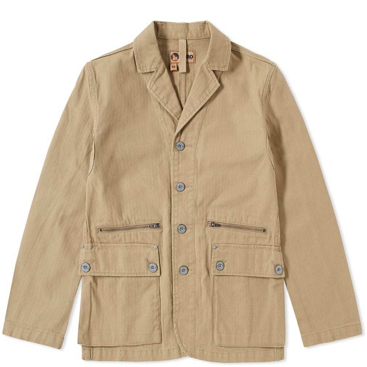 Photo: Nigel Cabourn x Lybro Mountain Division Sherpa Jacket Brown