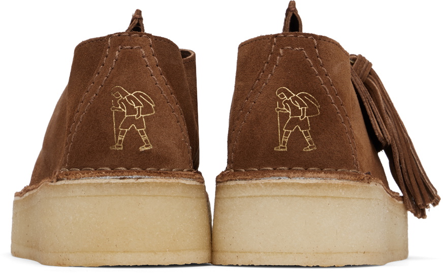 Clarks Originals Brown Trek Wedge Derbys Clarks Originals