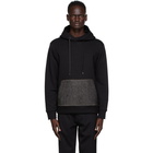 Neil Barrett Black Hybrid Hoodie