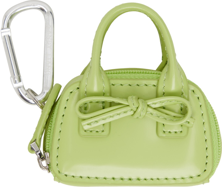 Photo: Sandy Liang Green Mini Secure Bag Keychain