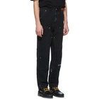 Heron Preston Black Carhartt Edition Crystal Trousers