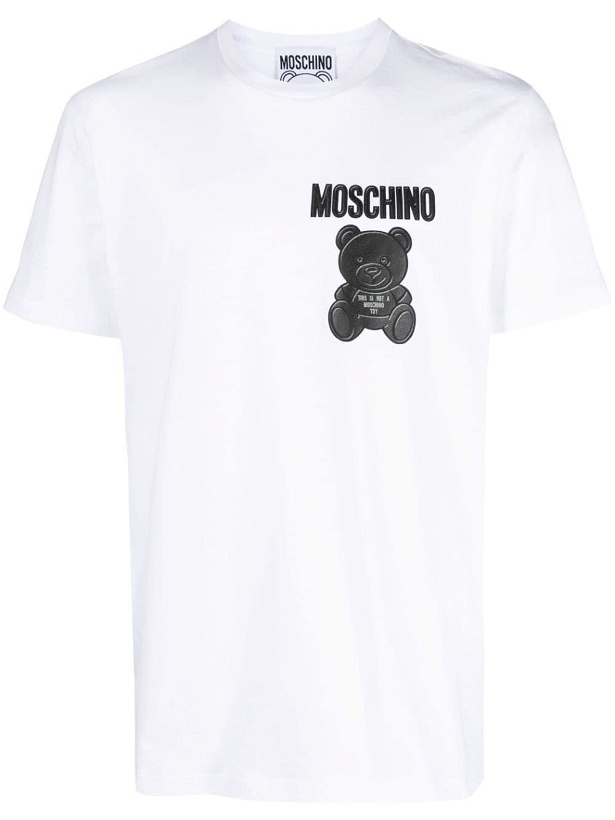 Photo: MOSCHINO - Cotton T-shirt With Print