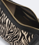 Isabel Marant Oskan Moon printed calf hair shoulder bag