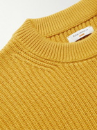 Nudie Jeans - Frank Ribbed Cotton Sweater - Yellow