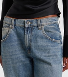 Blumarine Logo straight jeans