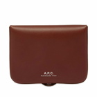 A.P.C. Men's Josh Wallet in Noisette