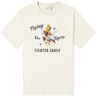Uniform Bridge Men's Flying Tiger T-Shirt in Ivory