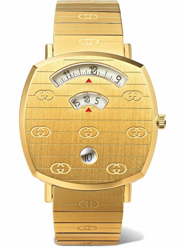 Photo: GUCCI - Grip 38mm Gold-Tone PVD-Coated Watch