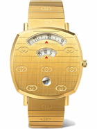 GUCCI - Grip 38mm Gold-Tone PVD-Coated Watch