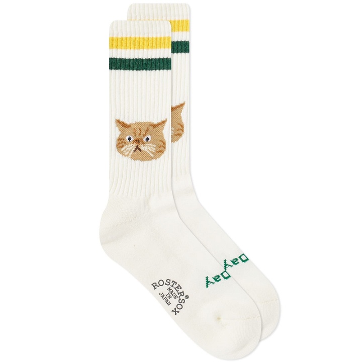 Photo: Rostersox Cat Sock in Green