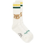 Rostersox Cat Sock in Green