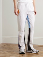 Gallery Dept. - Logo-Print Paint-Splattered Cotton-Jersey Sweatpants - Gray