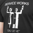 Service Works Men's Eau De Vie T-Shirt in Black