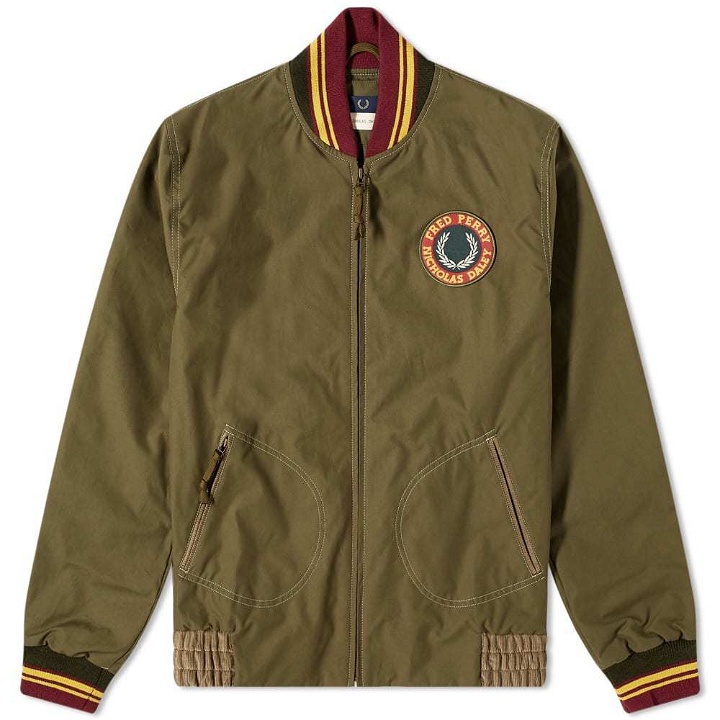 Photo: Fred Perry x Nicholas Daley Patch Bomber Jacket