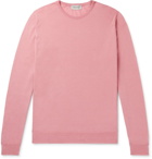 John Smedley - Clundy Merino Wool and Sea Island Cotton-Blend Sweater - Pink