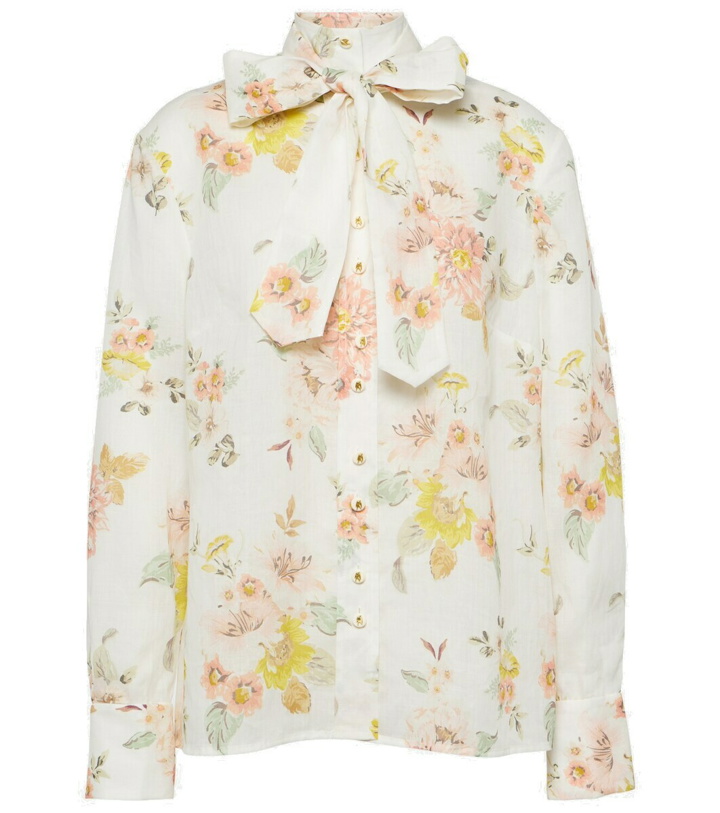 Photo: Zimmermann Floral ramie blouse