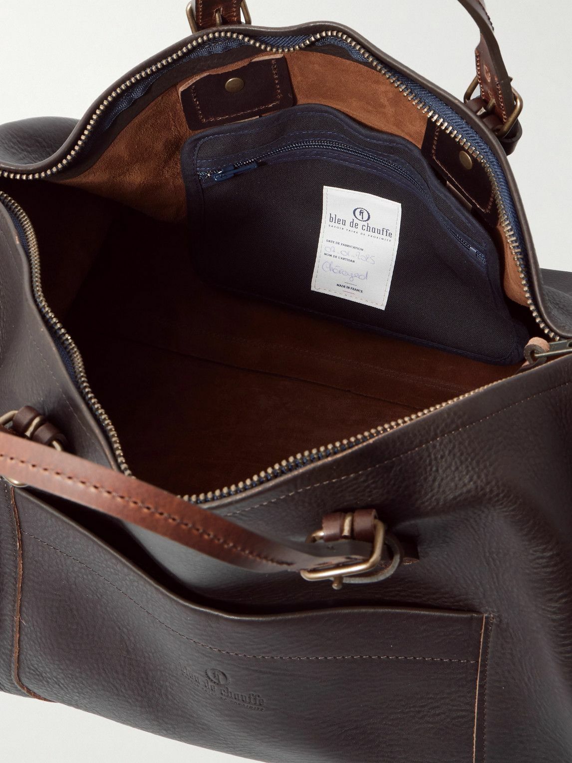 Bleu de Chauffe - Full-Grain Leather Weekend Bag