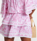 Melissa Odabash Micha floral off-shoulder minidress