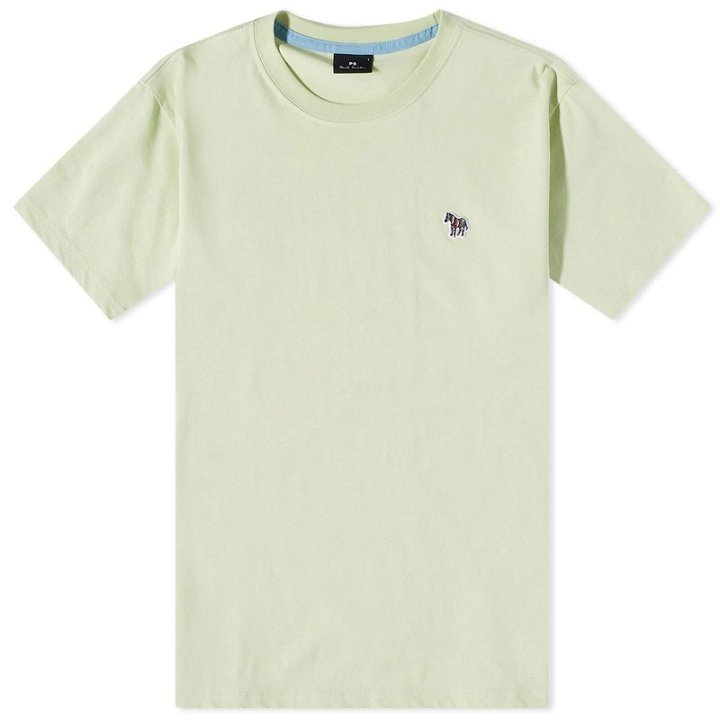 Photo: Paul Smith Men's Zebra Logo T-Shirt in Lime