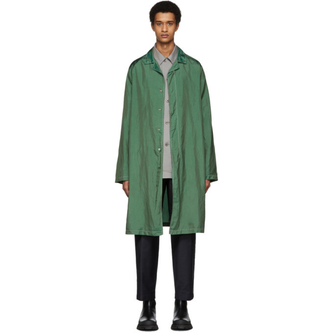 Jil Sanderand Green Mac Coat