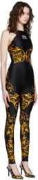 Versace Jeans Couture Black Regalia Baroque Jumpsuit