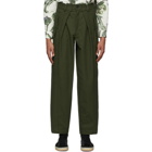 Jacquemus Green Le Pantalon Lavandou Trousers