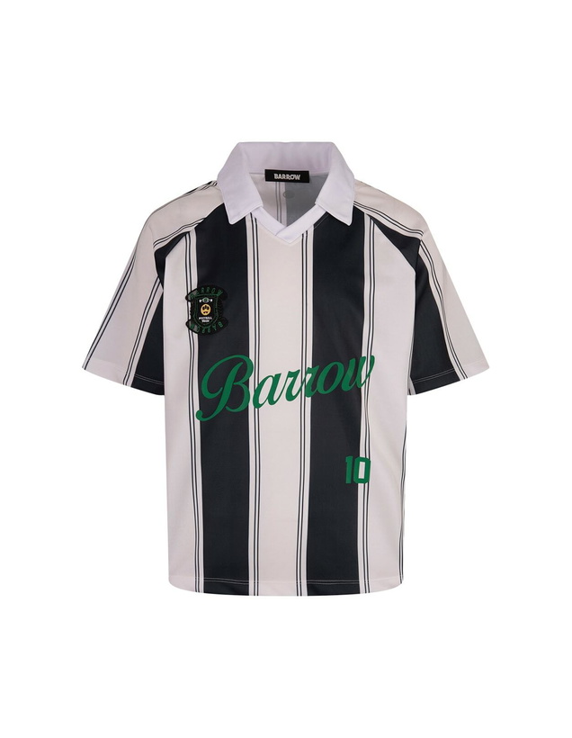 Photo: Barrow Black Striped Triacetate T-shirt