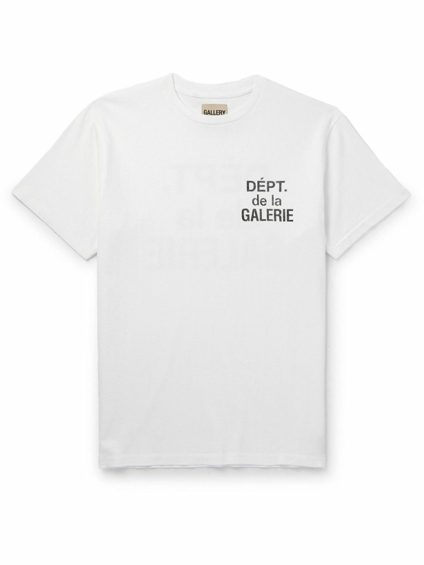 Photo: Gallery Dept. - Logo-Printed Cotton-Jersey T-Shirt - White