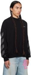 Off-White Black Stitch Diag Sweatshirt