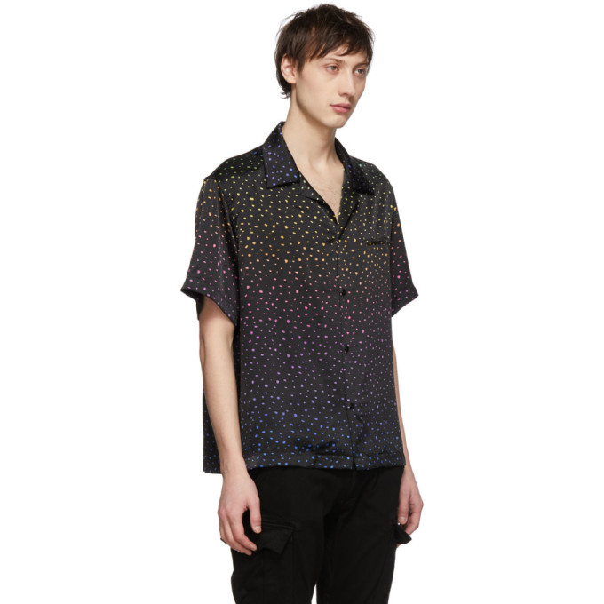 Amiri Black Rainbow Dotted Shirt Amiri