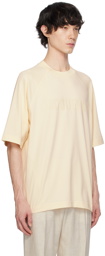 Jacquemus Beige Les Classiques 'Le t-shirt Typo' T-Shirt