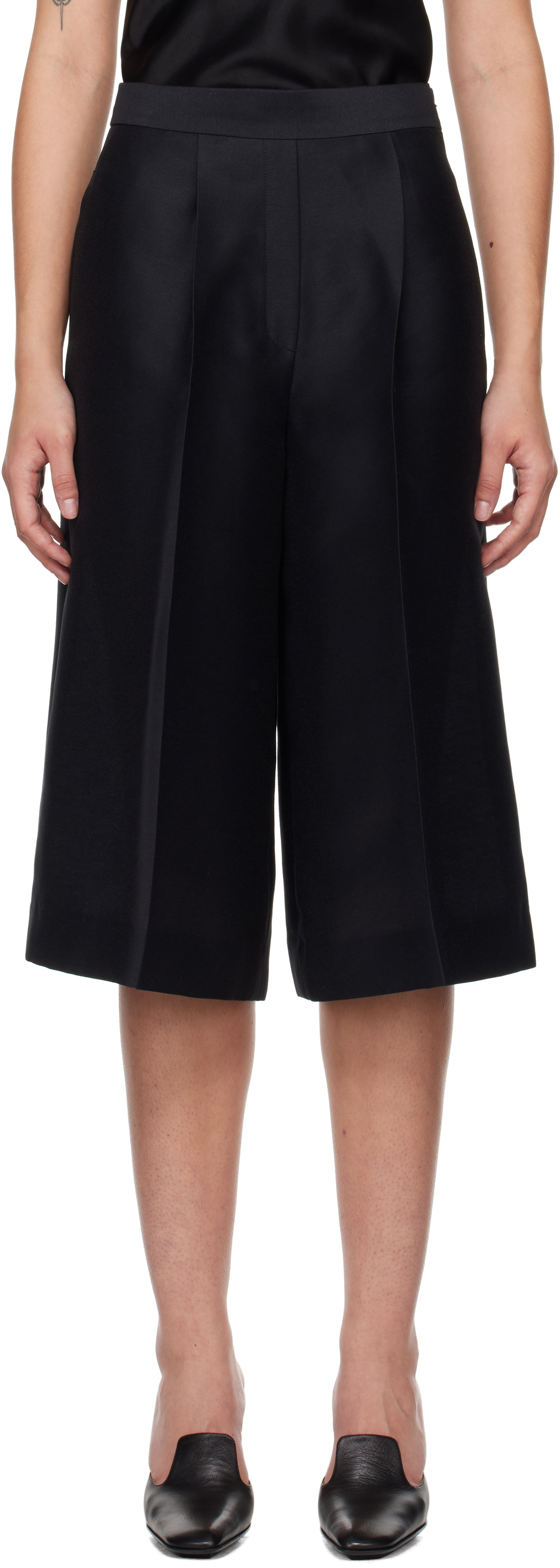 GIA STUDIOS Black Corine Shorts
