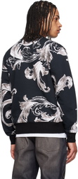 Versace Jeans Couture Black Graphic Sweatshirt