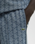 Lacoste PARIS MONOGRAM JACQUARD SWEATPANTS Blue Mens Track Pant