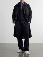 Mr P. - Cotton-Blend Jersey Sweatpants - Blue