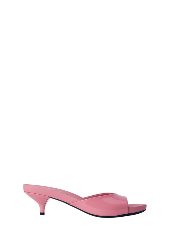 Photo: Prada Patent Leather Kitten Heel Mules