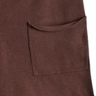 Peachy Den Women's Marie Knit Shorts in Chocolate
