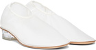 Studio Amelia White Vestige Ballerina Flats
