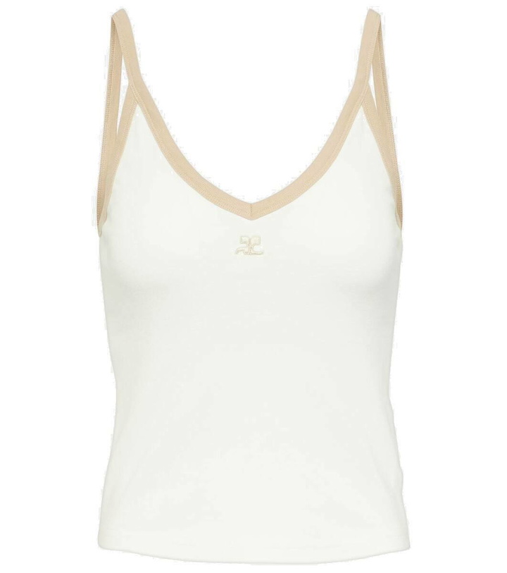 Photo: Courrèges Cotton tank top