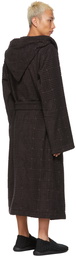 Bottega Veneta Brown Sponge Intreccio Robe