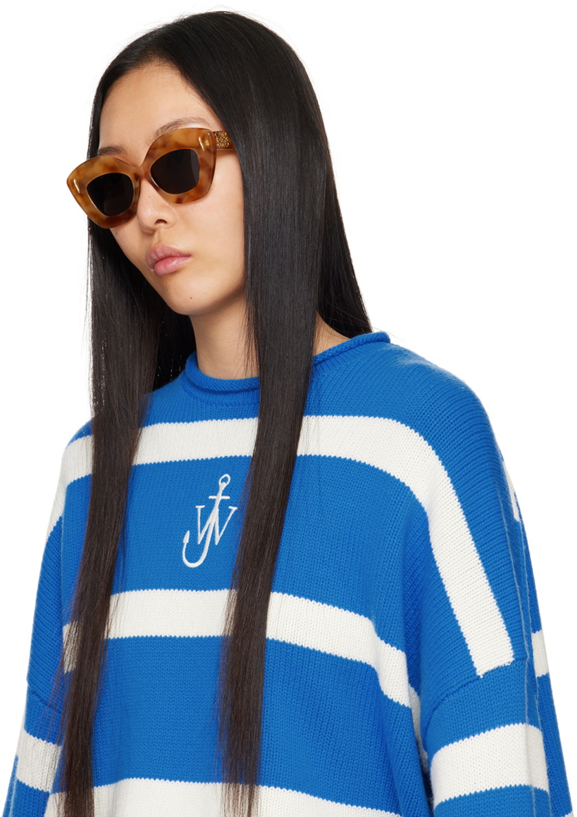 LOEWE Tortoiseshell Retro Screen Sunglasses Loewe