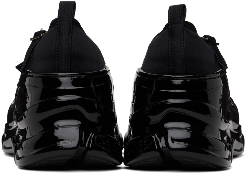 Simone Rocha Black Classic Criss Cross Tracker Ballerina Sneakers
