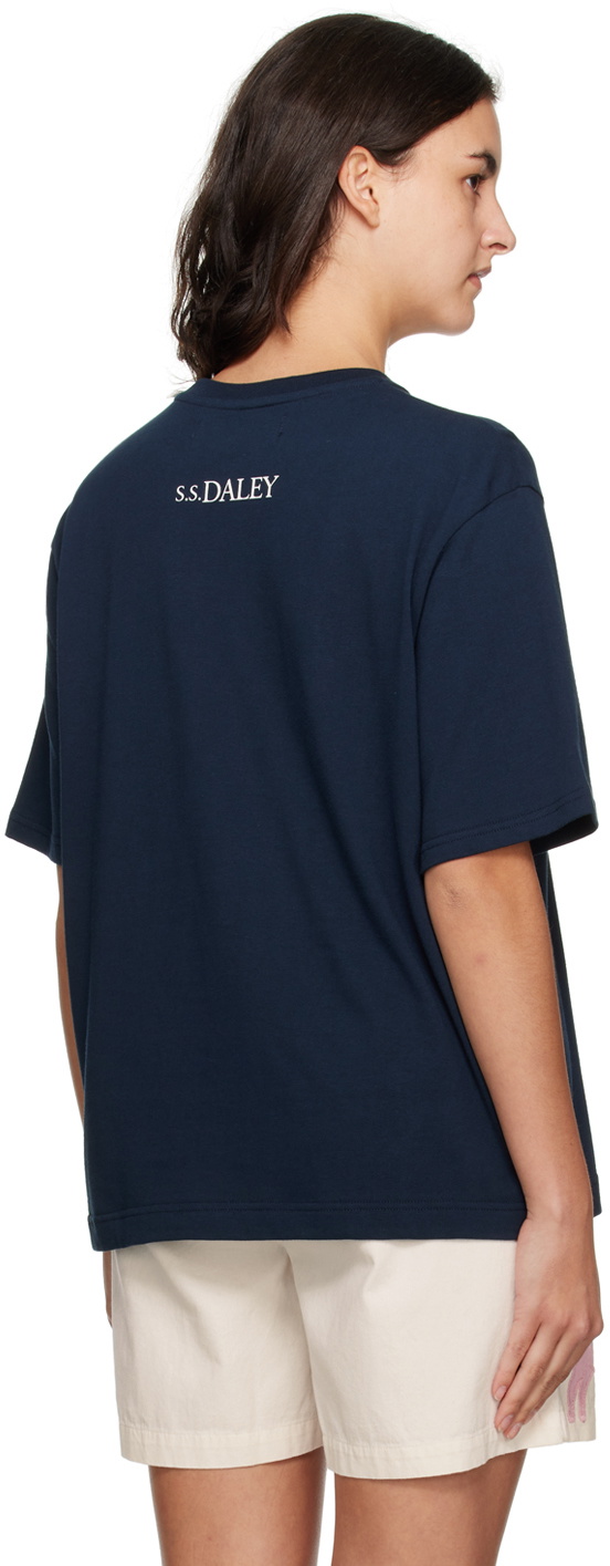 S.S.Daley Navy Waves T-Shirt