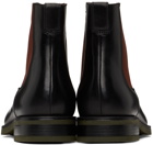 Paul Smith Black & Red Canon Chelsea Boots
