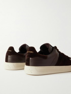 TOM FORD - Radcliffe Suede and Leather Sneakers - Brown