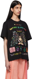 Stella McCartney Black Nature Is Female T-Shirt