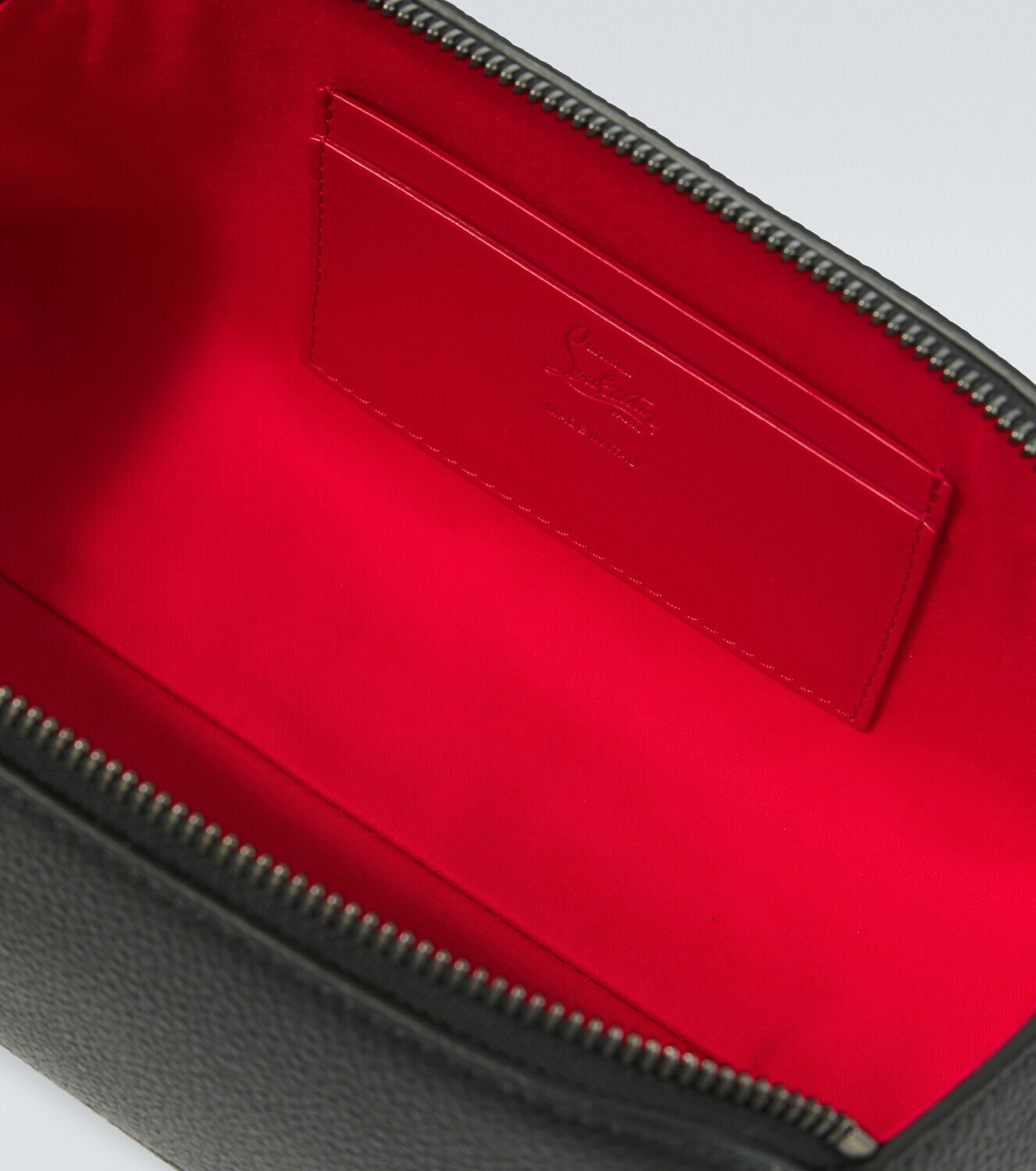 Christian Louboutin Stoic leather toiletry bag